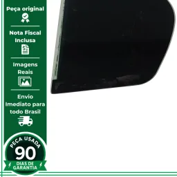 VIDRO FIXO PORTA TRASEIRA ESQUERDA RENAULT LOGAN 2014 A 2024