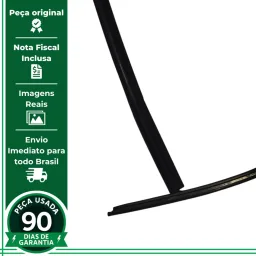 CANALETA VIDRO TRASEIRA ESQUERDA RENAULT LOGAN 2014 A 2024