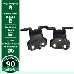 PAR DOBRADIÇA PORTA TRASEIRA ESQUERDA GM TRACKER 2001 A 2009