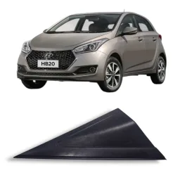 Acabamento externo retrovisor direito Hyundai HB20 2013 2019