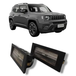 Par luz Placa Jeep Renegade Fiat Toro 2016 2020