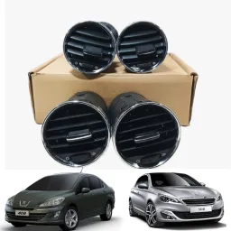 Jogo 4 Difusor De Ar Peugeot 408 308 2011 2012 A 2015