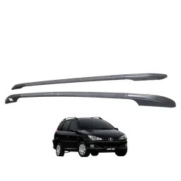 Par Bagageiro Hack Teto Peugeot 206 SW 2005 2007 2008 1.4