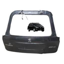 Tampa Traseira Porta Mala Peugeot 206 207 SW 2005 2007 2008