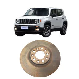 Disco de freio dianteiro esquerdo jeep renegade 2016 2020