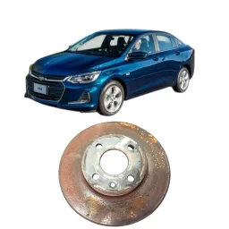 Disco de freio dianteiro direito Chevrolet Onix plus 2020