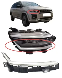 GUIA FAROL COMMANDER 2025 2026 C/ FRISO CINZA DIR SEMI NOVO