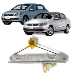 Máquina de Vidro Porta Diant Esq Gol Voyage G5 G6 G7 G8 Man