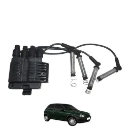 Bobina Ignicao C/ Cabos GM Corsa Wind 1996 2002 1.0 8v MPFI