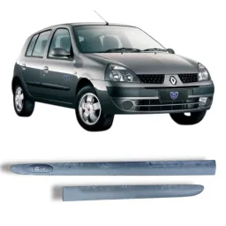 Par friso esquerdos porta Renault Clio 2000 2012 original