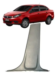 Acabamento Coluna Central Direita Fiat Grand Siena 735497398