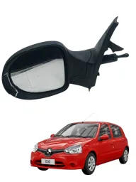 Retrovisor Manual Le Renault Clio 2014 (jl) com detalhe