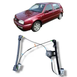 Máquina vidro dianteiro direito VW Volkswagen Golf 1994 1998