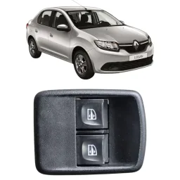 Comando vidro dianteiro esquerdo Renault Logan 2017 2022