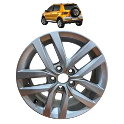 Roda aro 15 VW Fox spacefox 2015 2019 5 furos Original uzad0