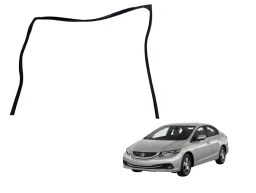 Borracha Vidro Porta Dianteiro/Dir Honda Civic G9 2012/16