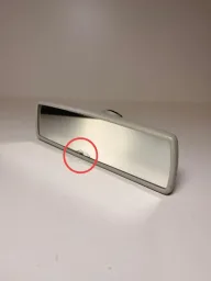 RETROVISOR INTERNO GOLF 2008 - 2013 6Q857511 C/ DETALHE