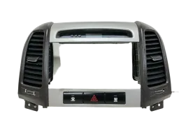 MOLDURA PAINEL RADIO HYUNDAI SANTA FE 2007 2012 ORIGINAL