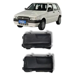 Par maçaneta esquerda Fiat uno Fiorino 2004 2012