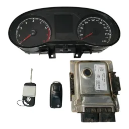 Kit Code Módulo Injeção Vw Saveiro G8 8v 1.6  5u0920845