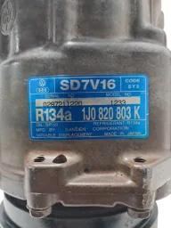 Compressor Ar Cond Golf Audi A3 Bora Passat 2000 a 2013 SD7V16 1J0820803