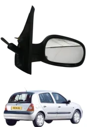 Retrovisor Manual Esquerdo Renault Clio 2007 (jl)
