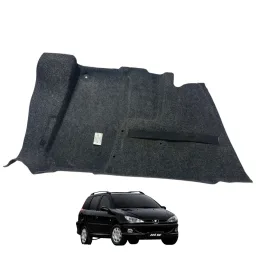 Acabamento Esquerdo Porta Malas Peugeot 206 SW 2005 2008