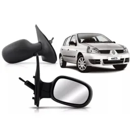 Retrovisor Direito Clio 2003 a 2012 C/ Controle Manual