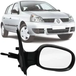 RETROVISOR DIREITO CLIO 2003 A 2012 C/ CONTROLE MANUAL
