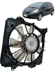 Defletor Ventoinha Helice Condensador City Fit 2010 a 2014