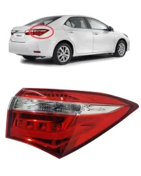 Lanterna Tras Direit Corolla 2015 2016 2017 (canto) C/ Led