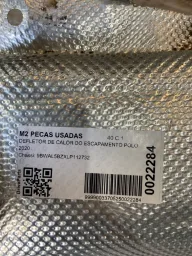 DEFLETOR DE CALOR DO ESCAPAMENTO POLO 2018/2024