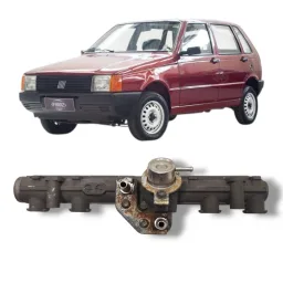 Flauta bico injetor Fiat uno fiasa 1.0 1998 2002