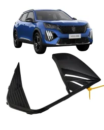 Grade Farol Auxiliar Milha Peugeot 2008 2025 2026 Dir BLACK