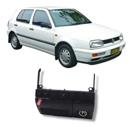Moldura botões Ar condicionado VW Golf MK3 1995 a 1998 origi