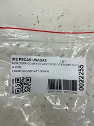 MOLDURA COMANDO AR C/DIFUSOR ESCORT 1997 A 2003