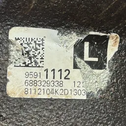 PINÇA DE FREIO DIANTEIRA ESQUERDA CHEVROLET SONIC 2012 M