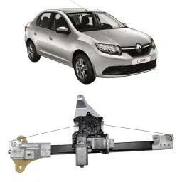 Máquina Vidro Porta Dianteir Esq Sandero 15/ Logan 14/24 Elé