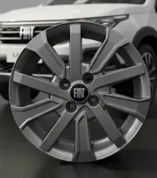 RODAS ORIGINAIS FIAT STRADA 21 2022 ARO 15" S/ PNEUS