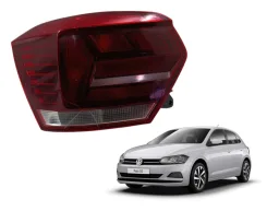 Lanterna Traseira Esquerda Volkswagen  Polo 2018 a 2022
