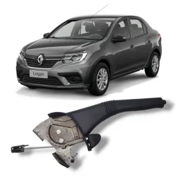 Puxador Alavanca freio mão Renault Logan 2015 2019