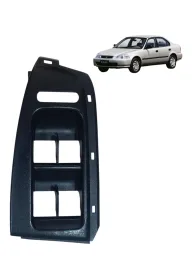 Moldura Botão Vidro Honda Civic 1996 2000 Dianteira Esquerda