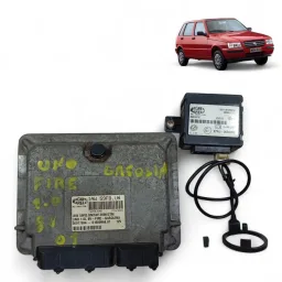 Kit Modulo Injeção Uno Fire 1.0 8v Gas 2001 2002 2003 2004