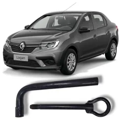 Chave roda gancho reboque Renault Logan 2015 2020