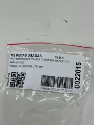 PAR DOBRADIÇA TAMPA TRASEIRA SANDERO 2014 À 2020