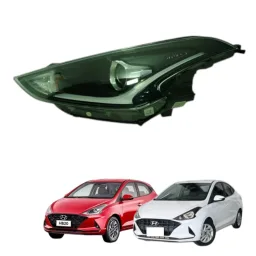 Farol Esquerdo C/led Hyundai Hb20 2020 A 2022 Original