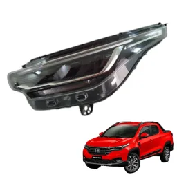Farol Esquerdo C/led Fiat Strada 2020 A 2024 Original