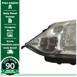 FAROL ESQUERDO TOYOTA ETIOS 2013 2014 A 2021 CARCAÇA PRETA