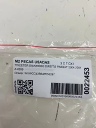 TWEETER DIANTEIRO DIREITO PASSAT 2004 2001 A 2005