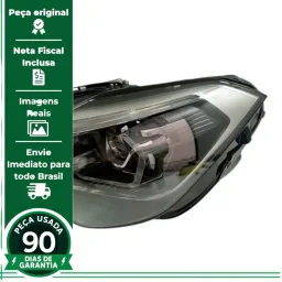 FAROL ESQUERDO BMW X1 2020 2021 2022 FULL LED ORIGINAL